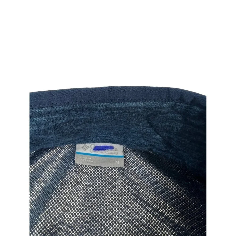 Columbia Sportswear Company Men's Blue Full Zipper Sweater - Picture 4 of 8